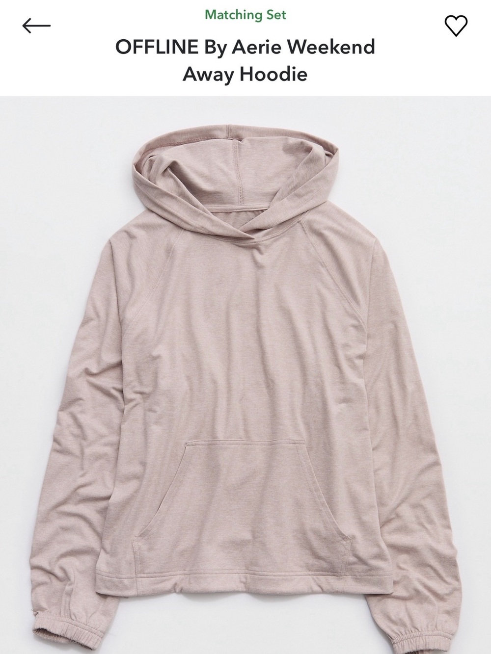 Offline by Aerie Weekend Away Hoodie AND Joggers SET